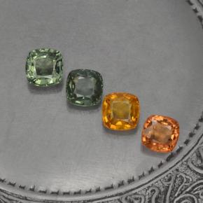 Achetez naturel 2,59ct multicolore saphir gems, coupe coussin, en provenance tanzanie chez gemselect. en stock, livraison internationale!