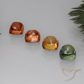 Achetez naturel 2,81ct multicolore saphir gems, coupe coussin, en provenance tanzanie chez gemselect. en stock, livraison internationale!