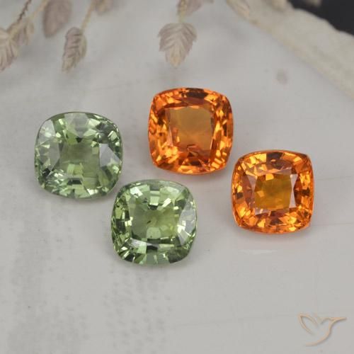 Achetez naturel 2,54ct multicolore saphir gems, coupe coussin, en provenance tanzanie chez gemselect. en stock, livraison internationale!