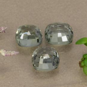 Achetez naturel 2,27ct vert saphir gems, coupe coussin, en provenance tanzanie chez gemselect. en stock, livraison internationale!