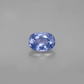 Saphir bleue naturelle coupe ovale, 0,98 ct, VS
