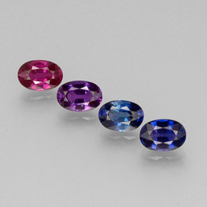 Achetez naturel ct multicolore saphir gems, coupe ovale, en provenance tanzanie chez gemselect. en stock, livraison internationale!