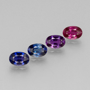 Achetez naturel ct multicolore saphir gems, coupe ovale, en provenance tanzanie chez gemselect. en stock, livraison internationale!