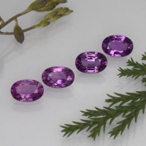 Achetez naturel 2,23ct pourpre saphir gems, coupe ovale, en provenance tanzanie chez gemselect. en stock, livraison internationale!