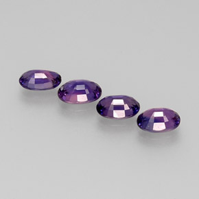Achetez naturel ct violet saphir gems, coupe ovale, en provenance tanzanie chez gemselect. en stock, livraison internationale!