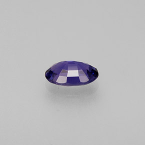 Saphir violet naturelle coupe ovale, 0,54 ct, VVS-VS