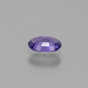 Saphir violet naturelle coupe ovale, 0,51 ct, VVS-VS