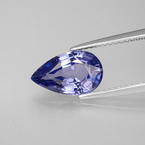 Saphir bleue naturelle en forme de poire, 2,60 ct, VVS-VS