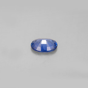 Saphir bleue naturelle coupe ovale, 0,77 ct, VS
