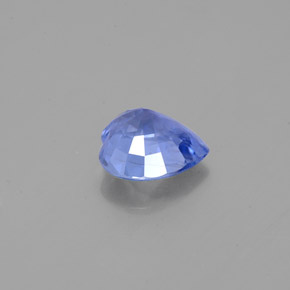 Saphir bleue naturelle forme de coeur, 0,92 ct, VS-SI