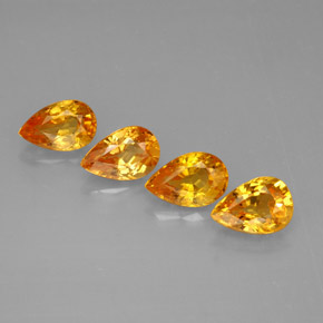 Achetez naturel ct jaune saphir gems, en forme de poire, en provenance tanzanie (songea) chez gemselect. en stock, livraison internationale!