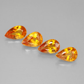 Achetez naturel ct jaune saphir gems, en forme de poire, en provenance tanzanie (songea) chez gemselect. en stock, livraison internationale!