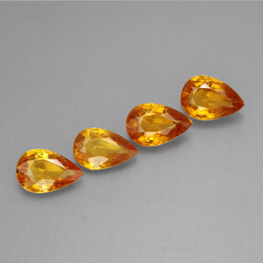 Achetez naturel 1,95ct jaune saphir gems, en forme de poire, en provenance tanzanie chez gemselect. en stock, livraison internationale!