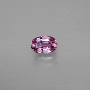 Saphir violet naturelle coupe ovale, 0,71 ct, VVS-VS