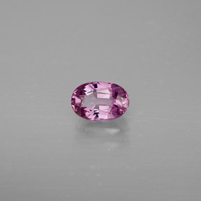 Saphir violet naturelle coupe ovale, 0,71 ct, VVS-VS