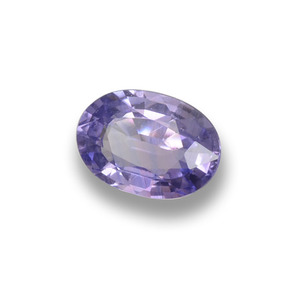 Saphir violet naturelle coupe ovale, 0,55 ct, VS