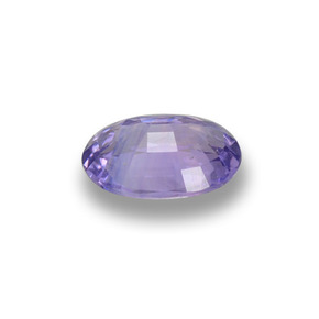 Saphir violet naturelle coupe ovale, 0,55 ct, VS