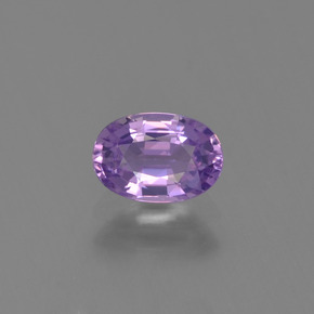 Saphir violet naturelle coupe ovale, 0,66 ct, VVS-VS
