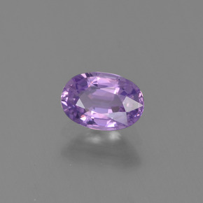 Saphir violet naturelle coupe ovale, 0,66 ct, VVS-VS