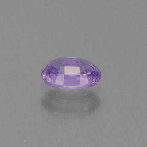 Saphir violet naturelle coupe ovale, 0,66 ct, VVS-VS