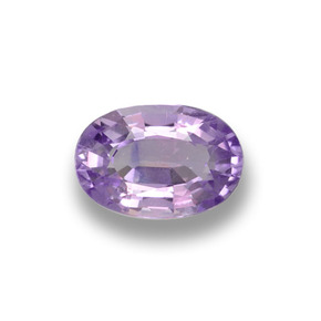 Saphir violet naturelle coupe ovale, 0,64 ct, VVS-VS
