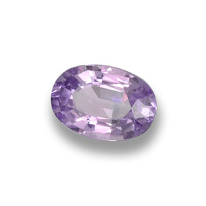 Saphir violet naturelle coupe ovale, 0,64 ct, VVS-VS