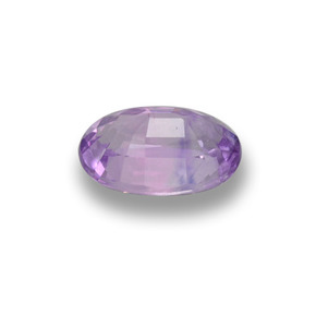 Saphir violet naturelle coupe ovale, 0,64 ct, VVS-VS