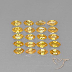 Achetez naturel 3,90ct jaune saphir gems, marquise, en provenance tanzanie chez gemselect. en stock, livraison internationale!