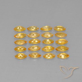 Achetez naturel 3,90ct jaune saphir gems, marquise, en provenance tanzanie chez gemselect. en stock, livraison internationale!