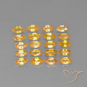 Achetez naturel 3,90ct jaune saphir gems, marquise, en provenance tanzanie chez gemselect. en stock, livraison internationale!