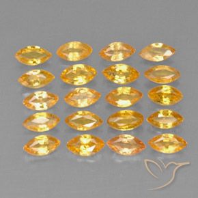 Achetez naturel 3,90ct jaune saphir gems, marquise, en provenance tanzanie chez gemselect. en stock, livraison internationale!
