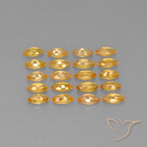 Achetez naturel 3,90ct jaune saphir gems, marquise, en provenance tanzanie chez gemselect. en stock, livraison internationale!