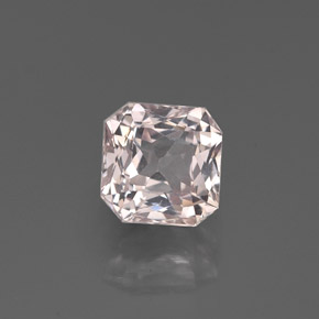 Saphir rose naturelle taille émeraude, 1,32 ct, VVS-VS