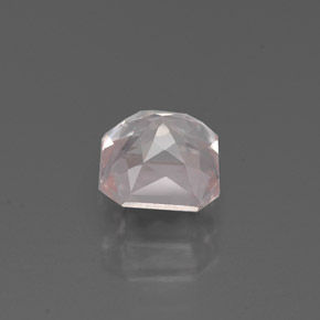 Saphir rose naturelle taille émeraude, 1,32 ct, VVS-VS