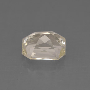 Saphir jaune naturelle taille émeraude, 1,60 ct, VVS-VS