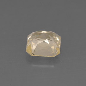 Saphir jaune naturelle taille émeraude, 1,33 ct, VVS-VS