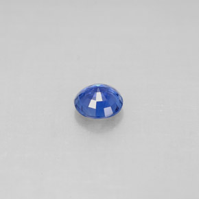 Saphir bleue naturelle coupe roude, 0,54 ct, VS