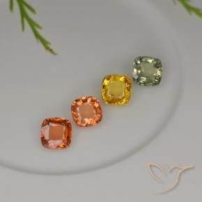 Achetez naturel 2,28ct multicolore saphir gems, coupe coussin, en provenance tanzanie chez gemselect. en stock, livraison internationale!