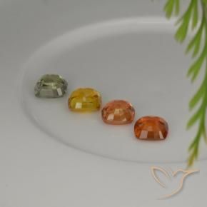 Achetez naturel 2,28ct multicolore saphir gems, coupe coussin, en provenance tanzanie chez gemselect. en stock, livraison internationale!