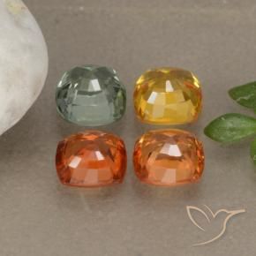 Achetez naturel 2,38ct multicolore saphir gems, coupe coussin, en provenance tanzanie chez gemselect. en stock, livraison internationale!