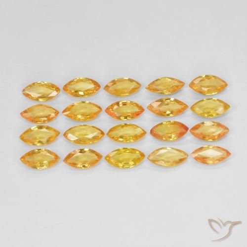 Shop natural 2.95ct Abricot orange Saphir gems, Marquise, from Tanzanie at GemSelect. In stock, global shipping!