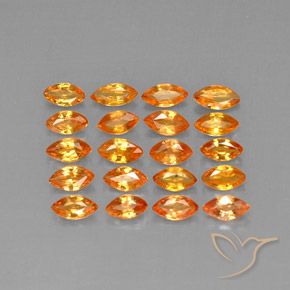 Achetez naturel 3,53ct orange saphir gems, marquise, en provenance tanzanie chez gemselect. en stock, livraison internationale!