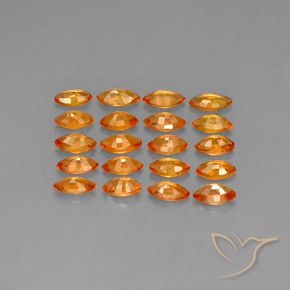 Shop natural 4.36ct Orange foncé Saphir gems, Marquise, from Tanzanie at GemSelect. In stock, global shipping!