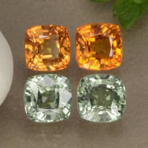 Achetez naturel 2,19ct multicolore saphir gems, coupe coussin, en provenance tanzanie chez gemselect. en stock, livraison internationale!