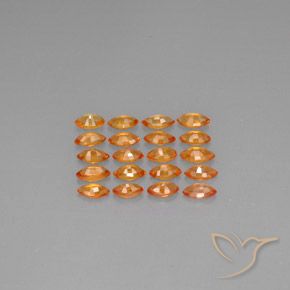 Achetez naturel 4,11ct orange saphir gems, marquise, en provenance tanzanie chez gemselect. en stock, livraison internationale!