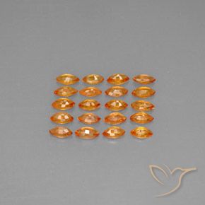 Achetez naturel 3,76ct orange saphir gems, marquise, en provenance tanzanie chez gemselect. en stock, livraison internationale!