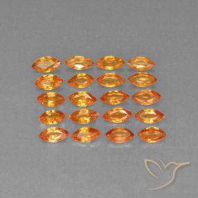 Achetez naturel 3,79ct orange saphir gems, marquise, en provenance tanzanie chez gemselect. en stock, livraison internationale!