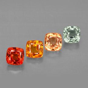 Achetez naturel 2,42ct multicolore saphir gems, coupe coussin, en provenance tanzanie chez gemselect. en stock, livraison internationale!
