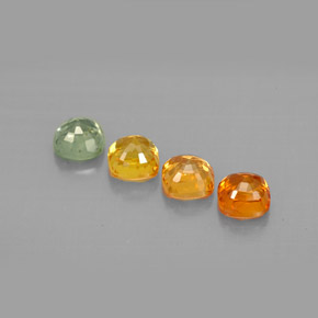 Achetez naturel ct multicolore saphir gems, coupe coussin, en provenance tanzanie (songea) chez gemselect. en stock, livraison internationale!