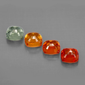 Achetez naturel ct multicolore saphir gems, coupe coussin, en provenance tanzanie chez gemselect. en stock, livraison internationale!